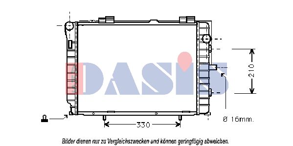 AKS DASIS radiatorius, variklio aušinimas 121120N